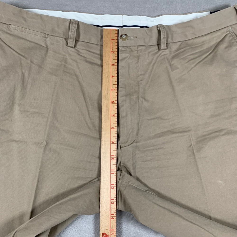 Polo Ralph Lauren Chino Pants Mens 42B-30 Tan Stretch Classic Fit Twill Trousers - Picture 6 of 9